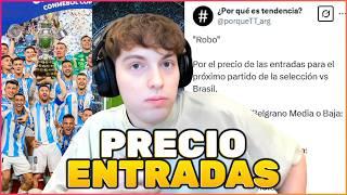 DAVOO XENEIZE OPINA SOBRE EL PRECIO DE LAS ENTRADAS PARA EL ARGENTINA - BRASIL