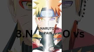 Top 5 Best Naruto Fights #naruto #sasuke #pain #madara #lee #gaara #fighting#anime #best #obito