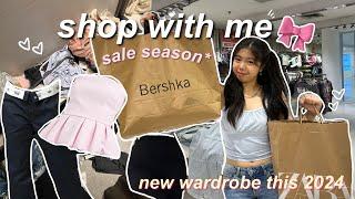 SHOPPING VLOG  | sale season, zara, bershka, and stradivarius + haul