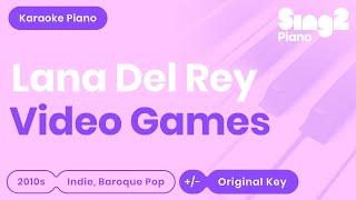 Lana Del Rey - Video Games (Piano Karaoke)