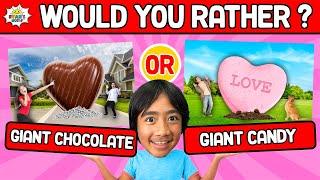 Would You Rather..? Ryan's World Valentine's Edition!