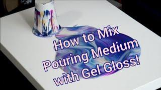 Night of 1000 Stars ️ How To Make Pouring Medium With Gel Gloss!  Mini Tutorial!