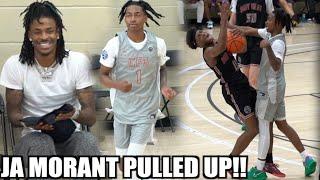 Ja Morant Pulled Up To Peach Jam To See Rob Dillingham & CP3 GO TO WORK! GETS INTENSE 