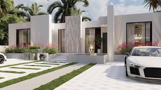 house design ideas [17.50mx13.60m] 3 bedrooms /model0185