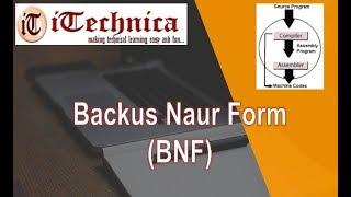 22. BNF (BACKUS NAUR FORM)