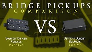 Seymour Duncan PEGASUS vs BLACKOUTS - Bridge Pickup Guitar Comparison / Demo