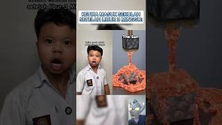 Ketika Masuk Sekolah Setelah Libur Panjang  #asmr #satisfying #lucu #minecraft