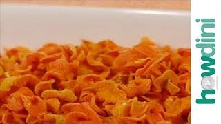 Easy Snack Recipe: Carrot Chips