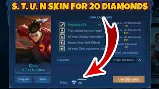 S. T. U. N SKIN FOR 20 DIAMONDS | NEW EVENT | MELONA ML