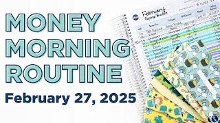 Money Morning Routine | Savings Challenges + March Prep Steps