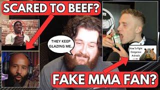 THE MMA GURU ON WHY HE DOESN'T STAND HIS BASE IN INTERVIEWS? LUCAS TRACY HAS FELL OFF? & MORE