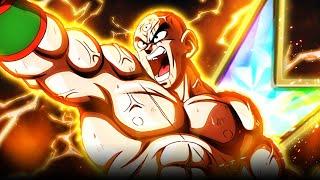 (Dokkan Battle) A VERY FUN UNIT! 100% LR SAIYAN SAGA TIEN SHOWCASE!