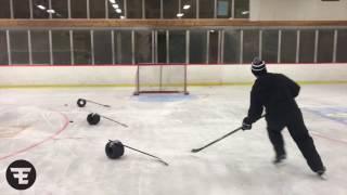 Push/pull and shoot - Hockey Drills - F.E. HOCKEY