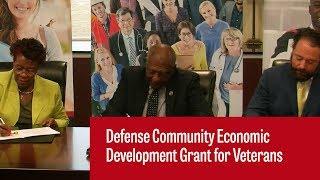 Defense Community Economic Development Grant for Veterans