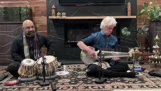 Sarod/Tabla Duo Bruce Hamm and Ferhan Qureshi performing in Sunnyvale