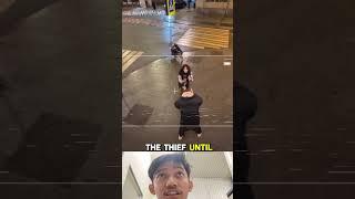 This Woman Performs Heroic Action While Being Robbed  #shorts #respect