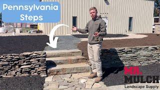 Pennsylvania Step - Natural Stone Steps at Mr. Mulch Landscape Supply