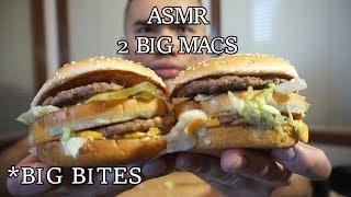 Asmr 2 BIG MAC *SAVAGE EATING *BIG BITES *NO TALKING