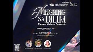 Ningning sa Dilim: Usapang Sining at Lusog-Isip | LIVESTREAM