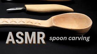 ASMR Spoon Carving – No Talking