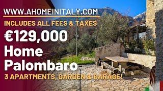 3 APARTMENTS in Italy plus a GARDEN and HUGE GARAGE in STUNNING ABRUZZO, DO NOT MISS THIS ONE!