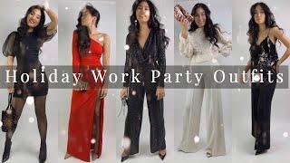 HOLIDAY WORK PARTY OUTFITS | CHRISTMAS LOOKBOOK 2019 | reesewonge