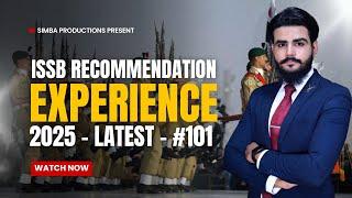 ISSB RECOMMENDATION EXPERIENCE | 2025 - LATEST - #101