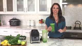 Rachel Beller and Ninja® Kitchen - Green Detox Splash Recipe using Nutri Ninja® with Auto-iQ™
