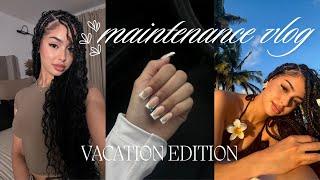 MAINTENANCE VLOG we hit 100k! prep for vacation, hauls, nails, braids + more