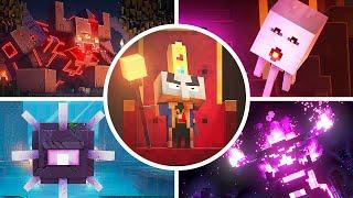 Minecraft Dungeons - All Bosses & Endings (All DLC Included)