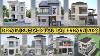 Desain rumah 2 lantai terbaru 2024!