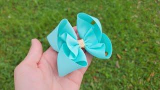 How to make an easy Hair Bow | Moño Fácil y Elegante paso a paso