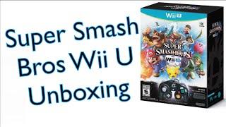 Super Smash Bros Bundle Unboxing (Wii U)