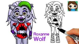 How to Draw Roxanne Wolf | Five Nights at Freddy's: Security Breach
