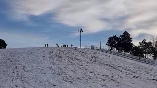 WALKING TOUR #KIDS PLAYING SLIDING IN SNOW# KARSAAZ DIGITAL NETWORK#