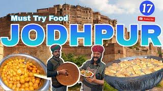 Top 17 must try food in jodhpur | Jodhpur food tour | Mirchi vada,Gulab jamun ki sabji and so on.