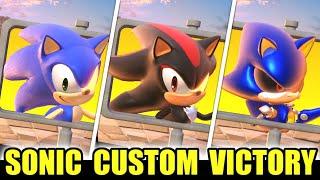 Impressive Custom Sonic Victory Animation in Super Smash Bros. Ultimate!