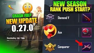 Pubg Lite New Update 0.27.0 Coming  Pubg Lite Crash Problem Fix ? Pubg Lite New Season Kab Aayega