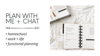 Plan With Me & Chat : Functional & Minimal