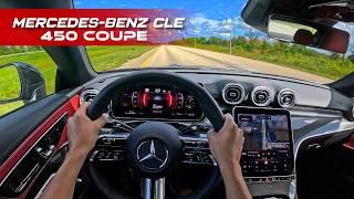 2024 Mercedes CLE 450 Coupe POV Silent Review - The BEST New Coupe? | 4K