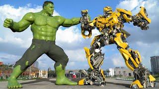 Трансформеры: Последний рыцарь - Bumblebee vs Hulk Full Movie | Paramount Pictures [HD] #3