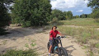 ebikekid out on the trails