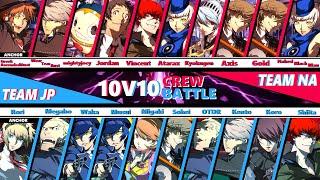 P4U2R | NA v Japan 10 v 10 Crew Battle (USA Side Commentary)