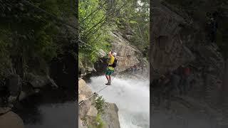 Iets voor jou deze klettersteig?  #shorts #stuibenfall #klettersteig #tirol #oostenrijk #waterval