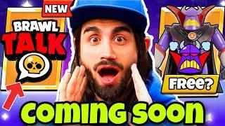 FINALLY NEW BRAWL TALK TOMORROW2 SECRET PINS + HYRA STOPPED PUSHING and MORE !! `Brawl Stars