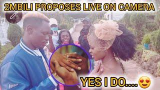 2MBILI PROPOSES TO OGA OBINNA PRESENTER JACK OGAGA- MAPENZI TIGHT KAMA KIFUNIKO YA GAS