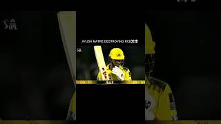 Young Ayush on fire ️|#csk #ipl #stumpsandstories #shorts