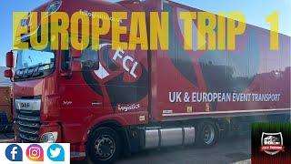 UK/EUROPEAN TRUCKING. #1, Travel to Montpellier , HGV ,