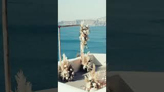 Wedding Video In Santorini Oia #weddingvideographergreece #wedding #greekwedding