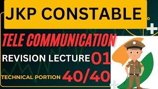 TELECOMMUNICATION JKP CONSTABLE | LECTURE 1|